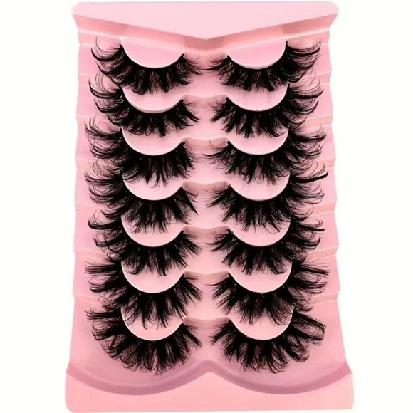 💜 6 Pairs of Fluffy Full 3D Eyelashes 💜 - Picture 1 of 10